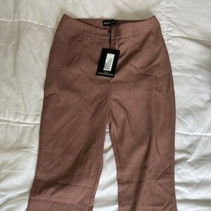 Pretty little thing mauve boot cut flowy pants small/4